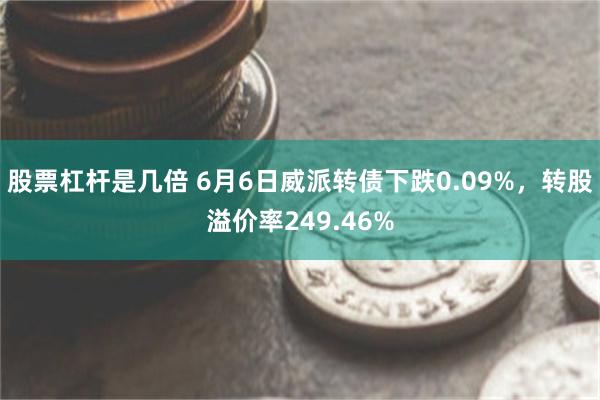 股票杠杆是几倍 6月6日威派转债下跌0.09%，转股溢价率249.46%