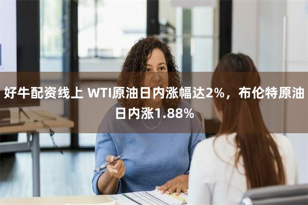 好牛配资线上 WTI原油日内涨幅达2%，布伦特原油日内涨1.88%