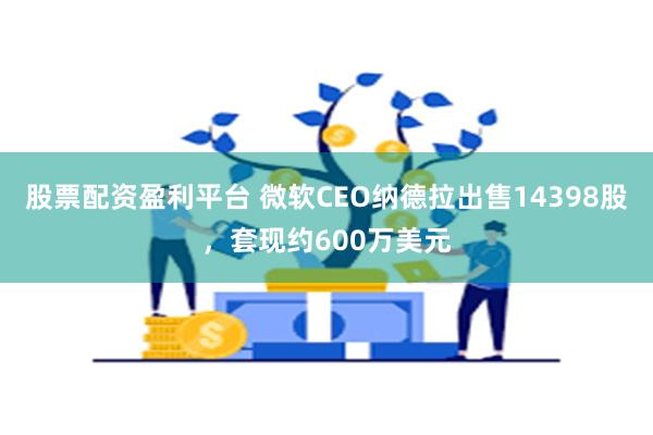 股票配资盈利平台 微软CEO纳德拉出售14398股，套现约600万美元