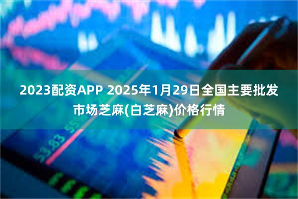 2023配资APP 2025年1月29日全国主要批发市场芝麻(白芝麻)价格行情