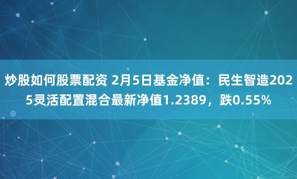 炒股如何股票配资 2月5日基金净值：民生智造2025灵活配置混合最新净值1.2389，跌0.55%